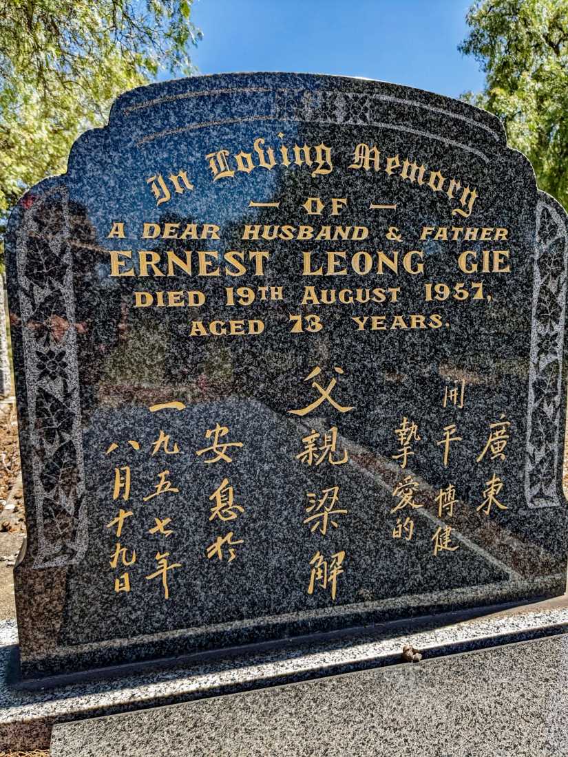 Ernest Gie Leong / 梁解