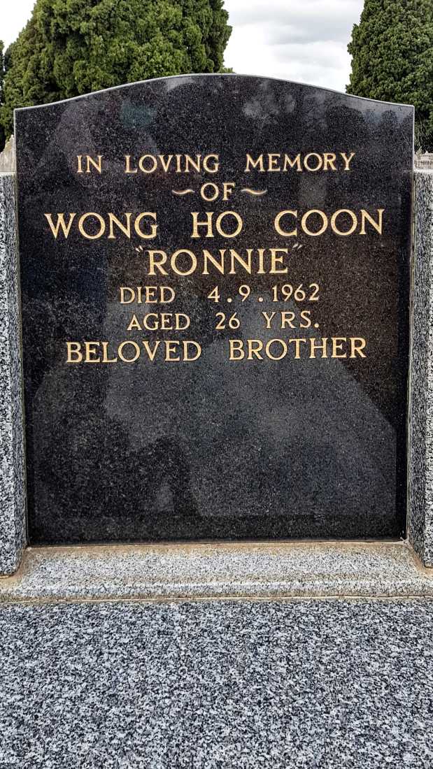 Wong Ho Coon "Ronnie"